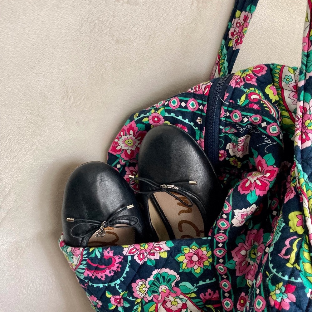 Vera Bradley Paisley Extra Large Duffel Bag Shoulde… Gem